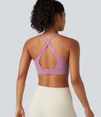 Brassière de sport d'entraînement maintien moyen avec bonnet spacer moulé