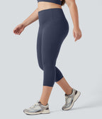 Jupe-short de tennis courte 2-en-1 gainante taille haute avec poches