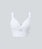 Brassière yoga SoftlyZero™ Airy maintien léger découpes effet frais InstantCool, bonnets E-G
