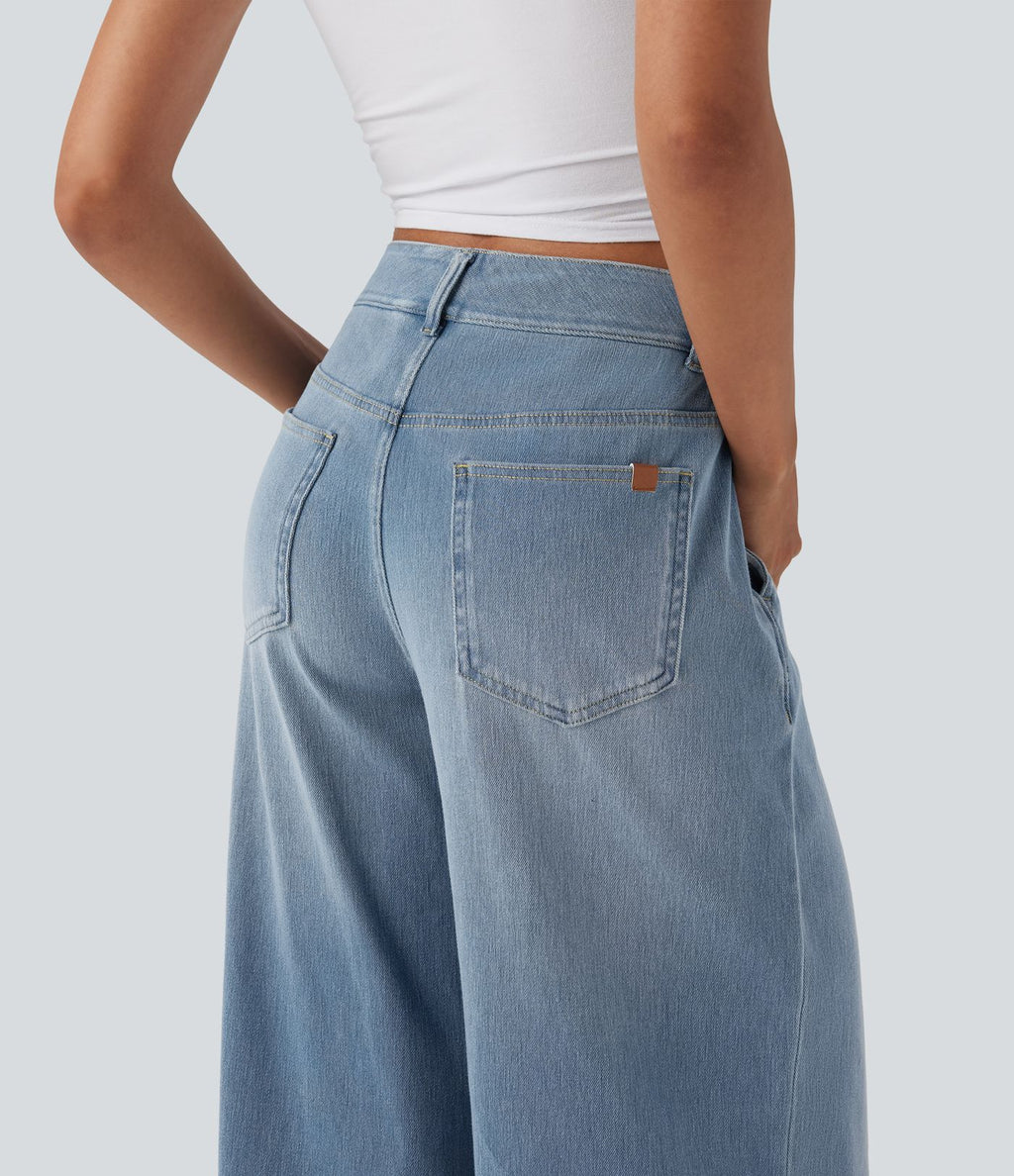 Jean large Halara Flex™ taille mi-haute avec poches