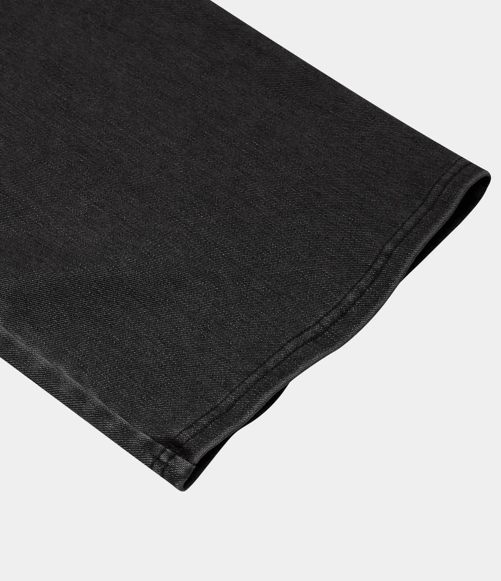 Jean décontracté bootcut HalaraMagic™ taille haute en maille extensible délavée avec poche arrière