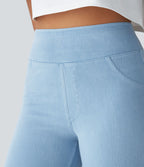 Halara Flex™ Jegging Capri Taille Haute Extensible Poche Latérale Arrière