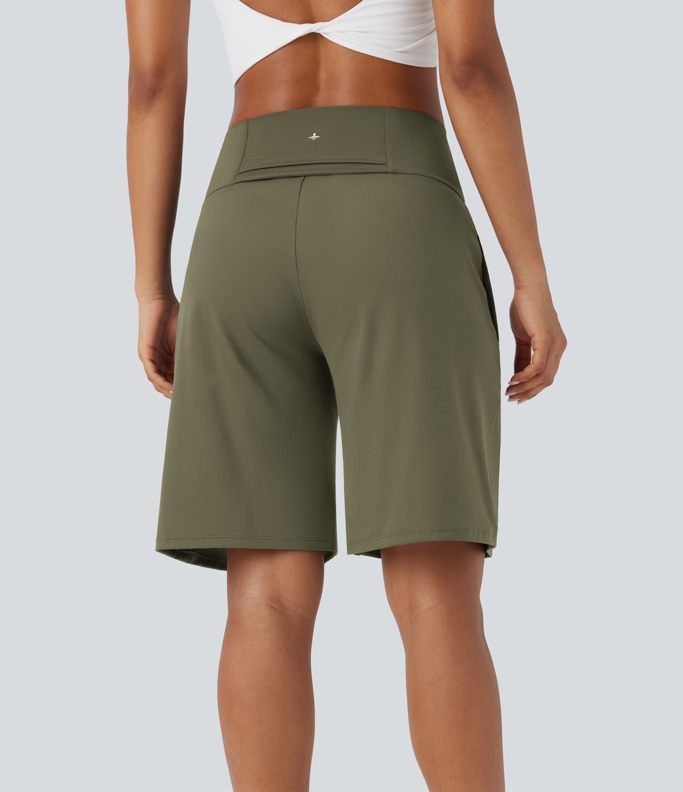 Bermuda SoftlyZero™ Airy de yoga taille haute avec poches multiples et effet frais InstantCool