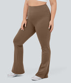 Legging yoga évasé grande taille taille haute DayStretch avec poches