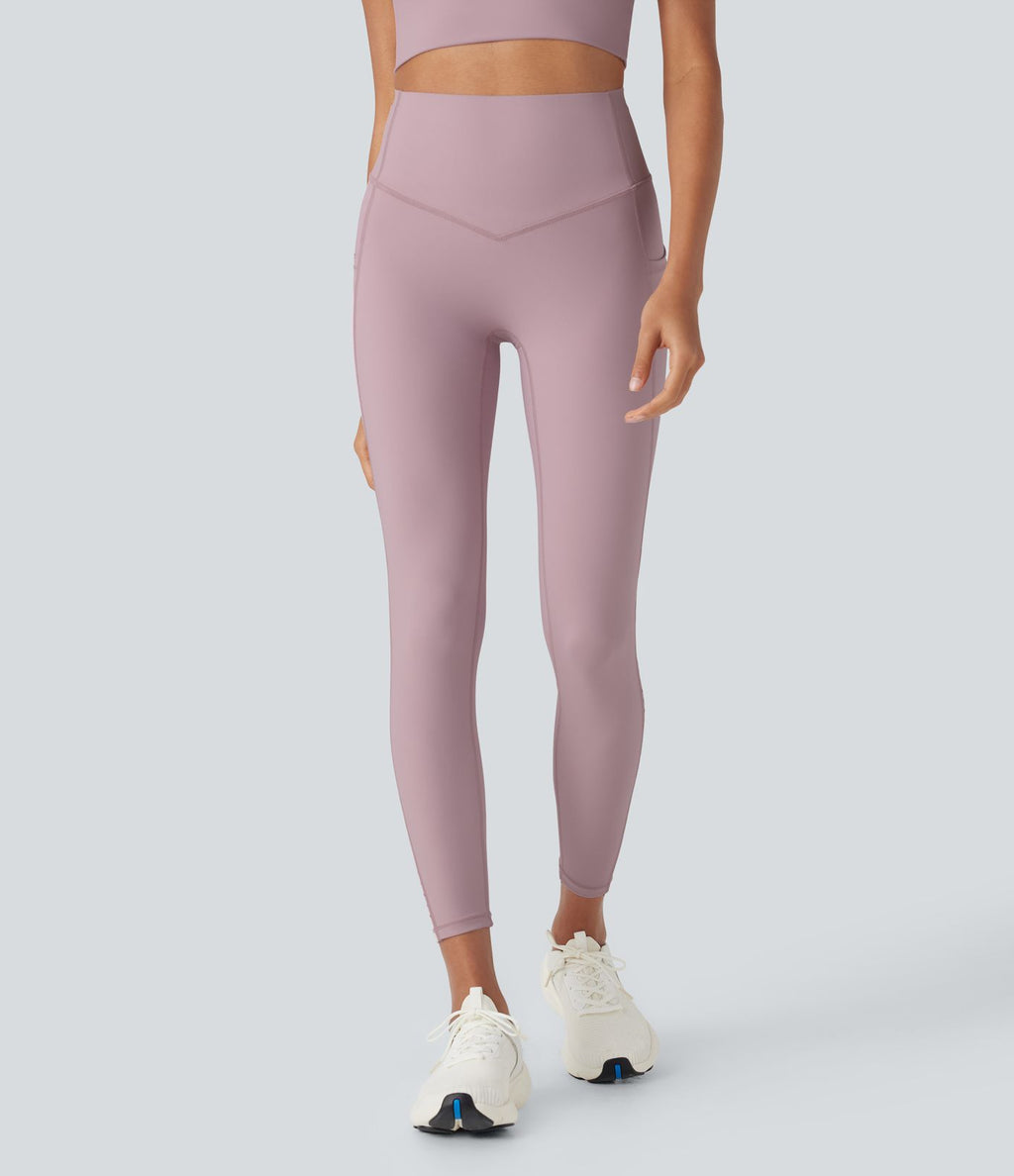 Legging de yoga Halara UltraSculpt™ gainant taille haute perforé Airy effet frais InstantCool et séchage rapide avec poches, protection solaire UPF50+