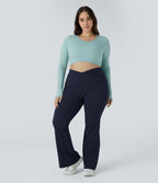 Legging évasé pleine longueur grande taille croisé taille haute DayStretch