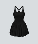 Robe de sport mini 2-en-1 Breezeful™ corset fluide séchage rapide avec poche padel/pickleball A-C