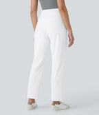 Pantalon de travail fuselé longueur cheville taille haute Halara Flex™ DayStretch avec poches