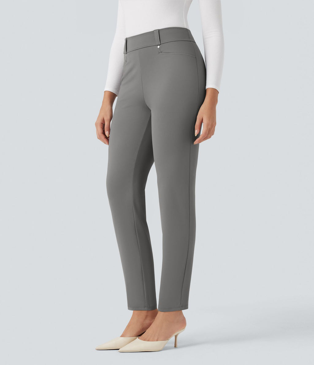 Pantalon de travail fuselé 7/8 taille haute Halara Flex™ DayStretch avec poches
