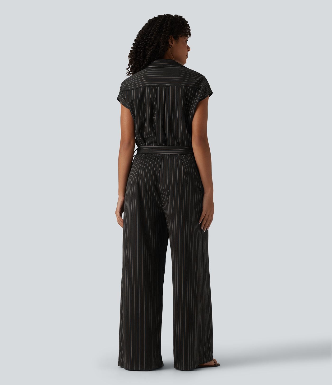 Combinaison chemise manches courtes bureau à effet frais avec ceintures et poches, accès facile Easy Peasy