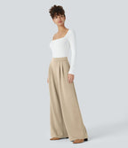 Pantalon de travail Halara Flex™ ample taille haute avec poches