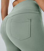 Legging yoga évasé taille haute DayStretch avec poches