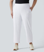 Pantalon de golf grande taille taille haute à séchage rapide avec poches — Golf Tee — UPF40+
