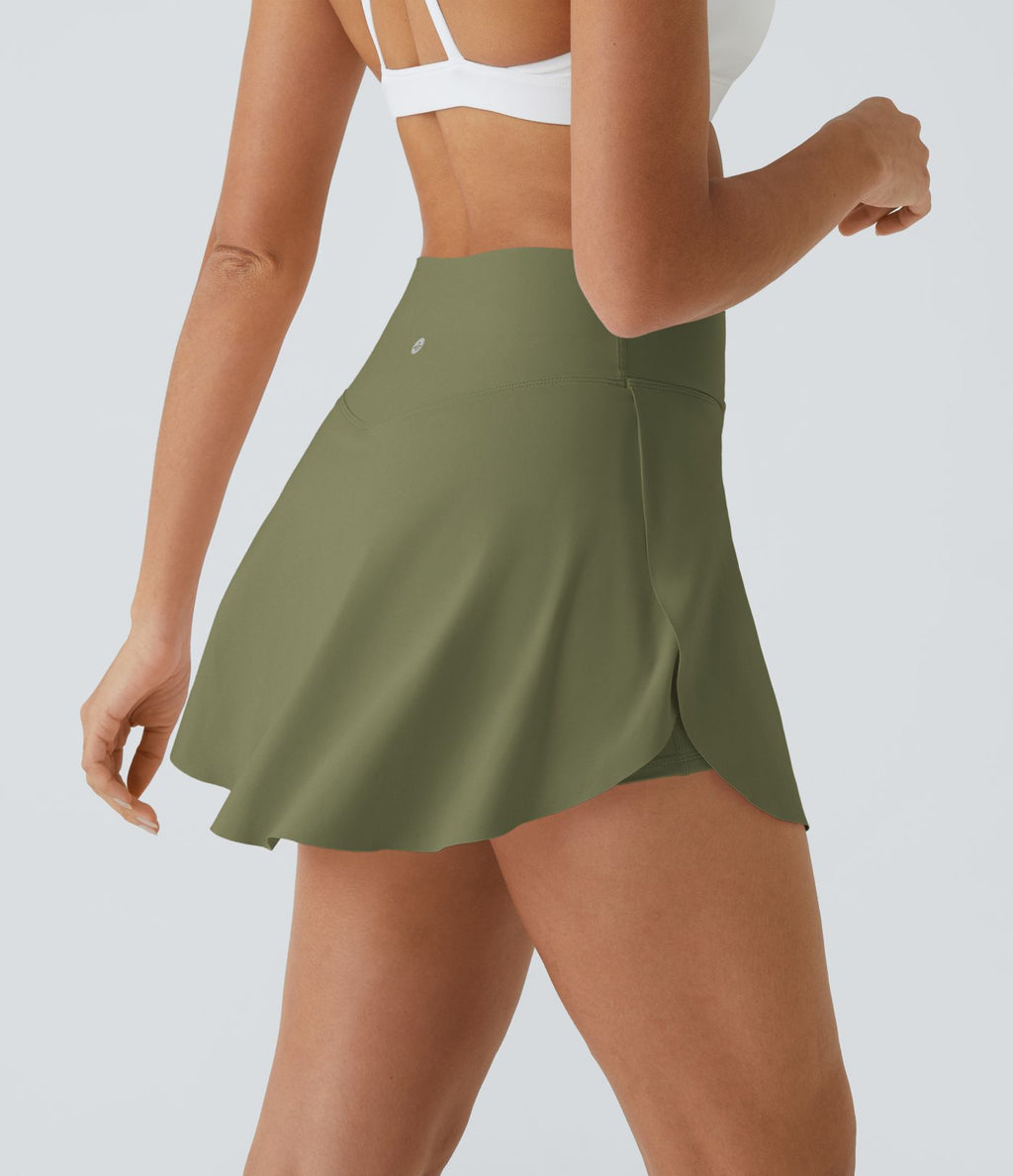 Jupe de tennis SoftlyZero™ Airy 2-en-1 avec poches latérales croisées effet frais InstantCool, Lucid, longueur allongée