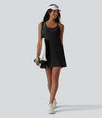 Robe de sport mini SoftlyZero™ Airy 2-en-1 effet frais InstantCool à bretelles, dos nu et poches, accès facile Easy Peasy