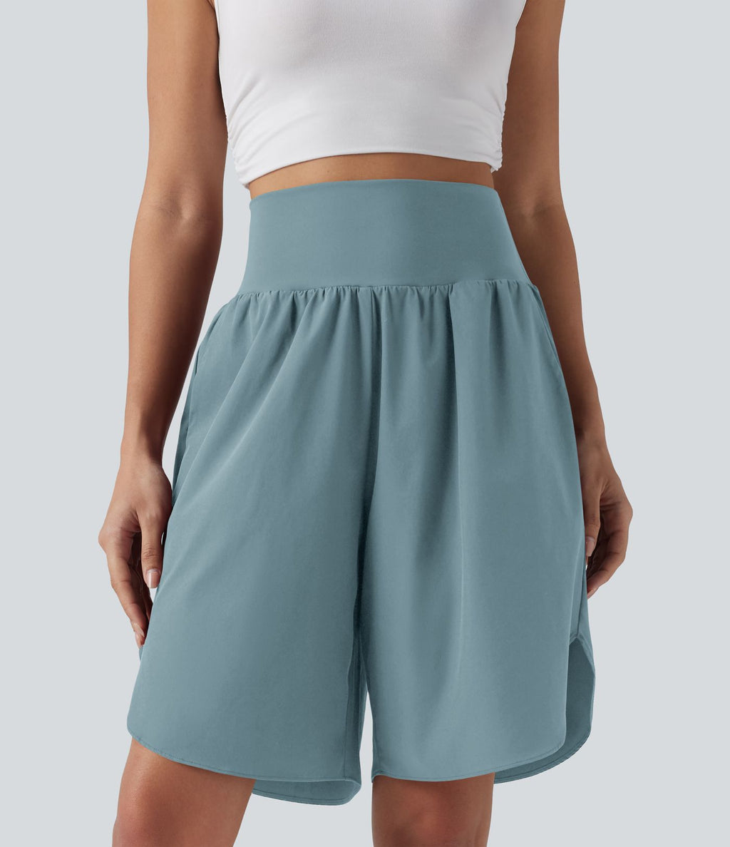 Short resort taille haute gainant séchage rapide avec fentes Breezeful™ et poches