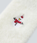 Lot de 3 paires de chaussettes Fausse Fourrure de Noël