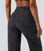 Jogging de yoga Halara UltraSculpt™ taille haute gainant imprimé léopard avec poches