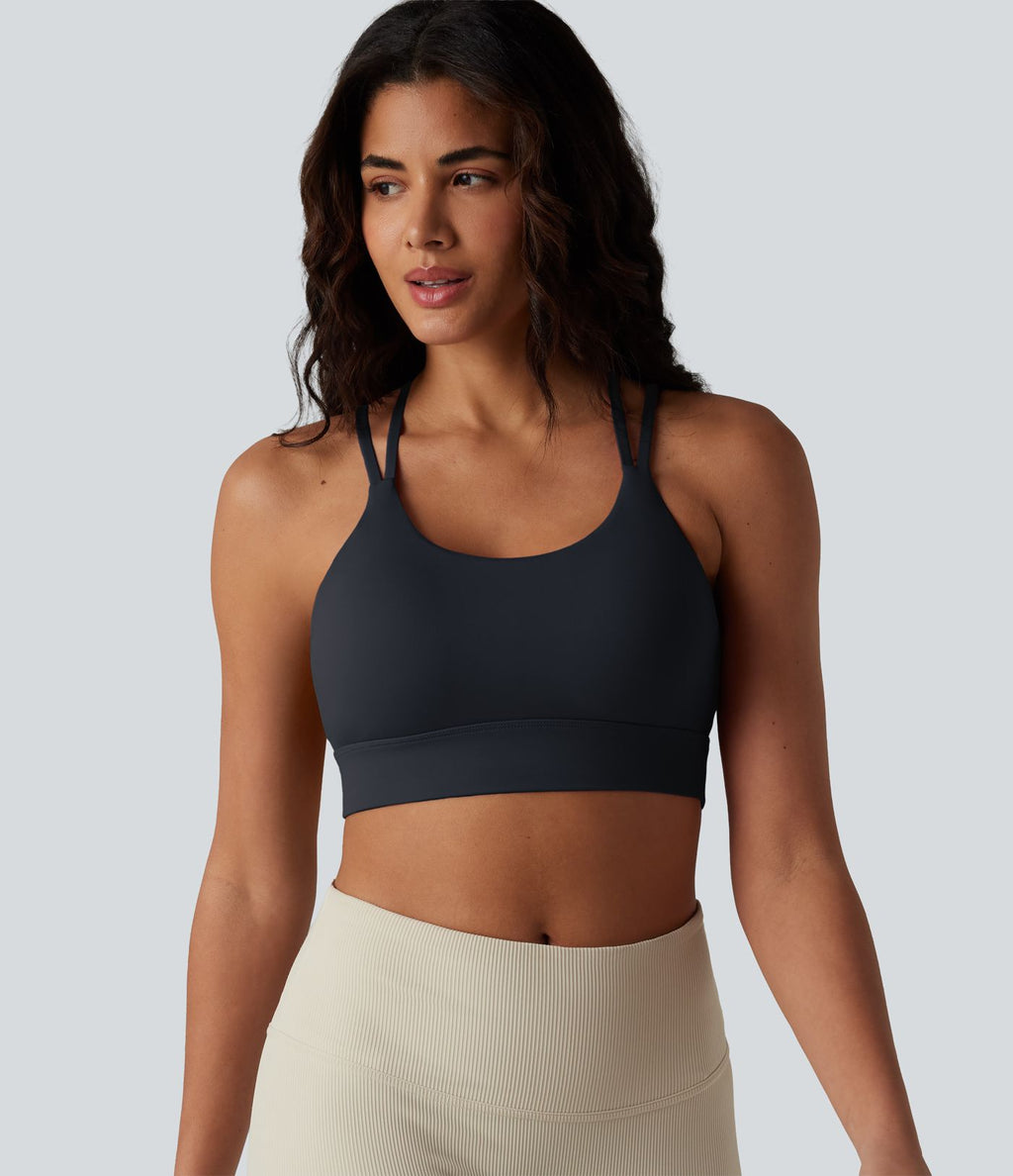 Brassière de sport intégrée à maintien léger