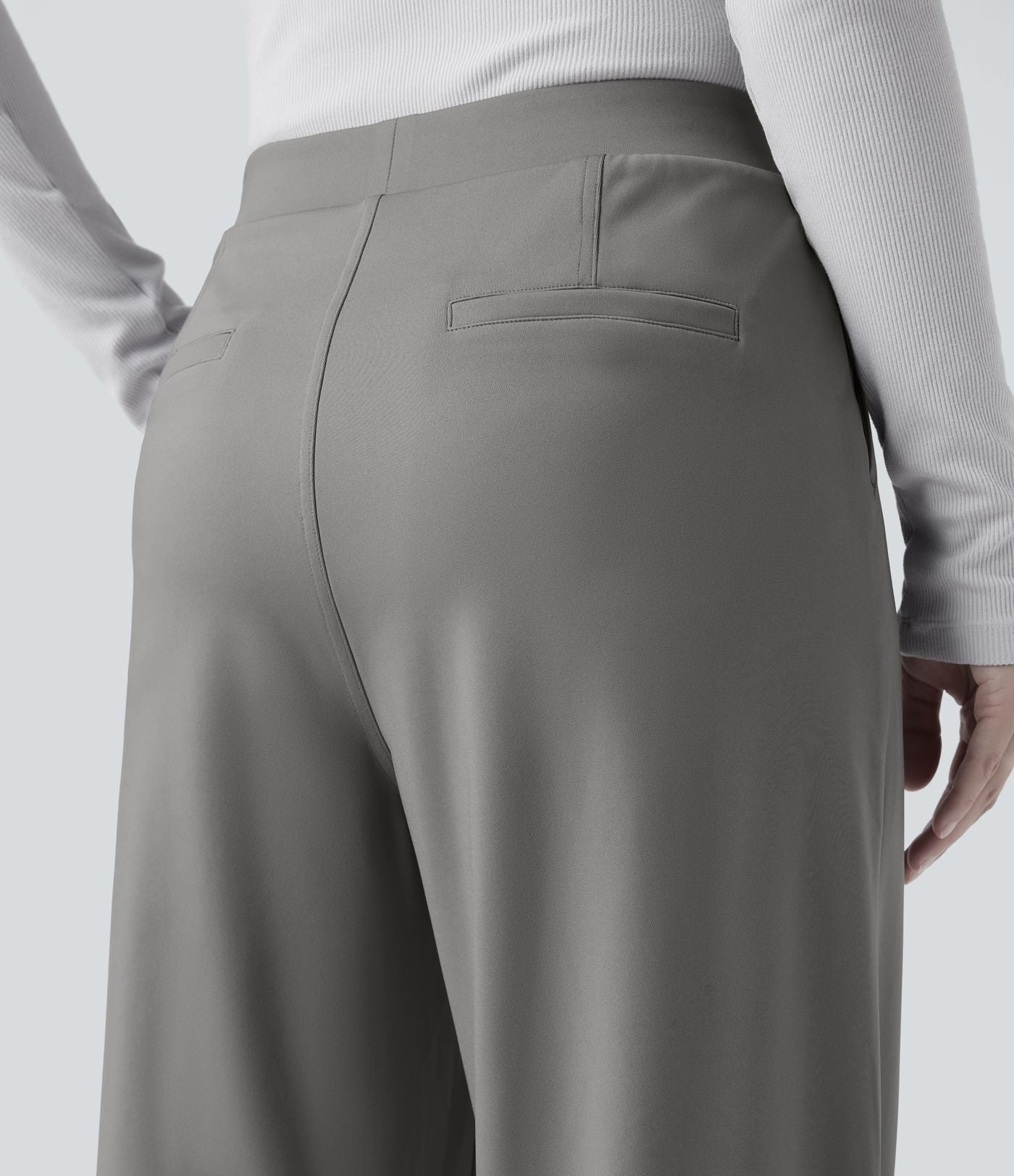 Pantalon tailleur Halara Flex™ DayStretch gainant coupe droite taille haute avec poches