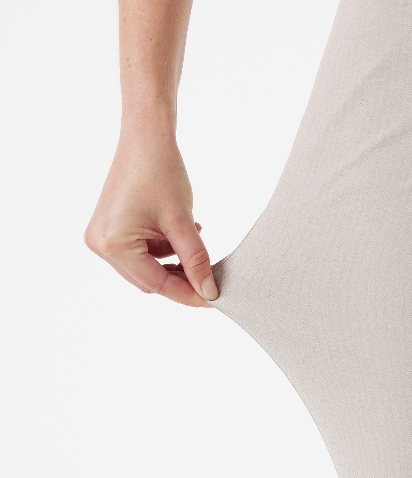 Pantalon corsaire de golf slim à chevrons taille haute avec poches
