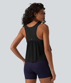 Débardeur running col rond dos nageur mesh respirant effet frais InstantCool séchage rapide, protection solaire UPF50+
