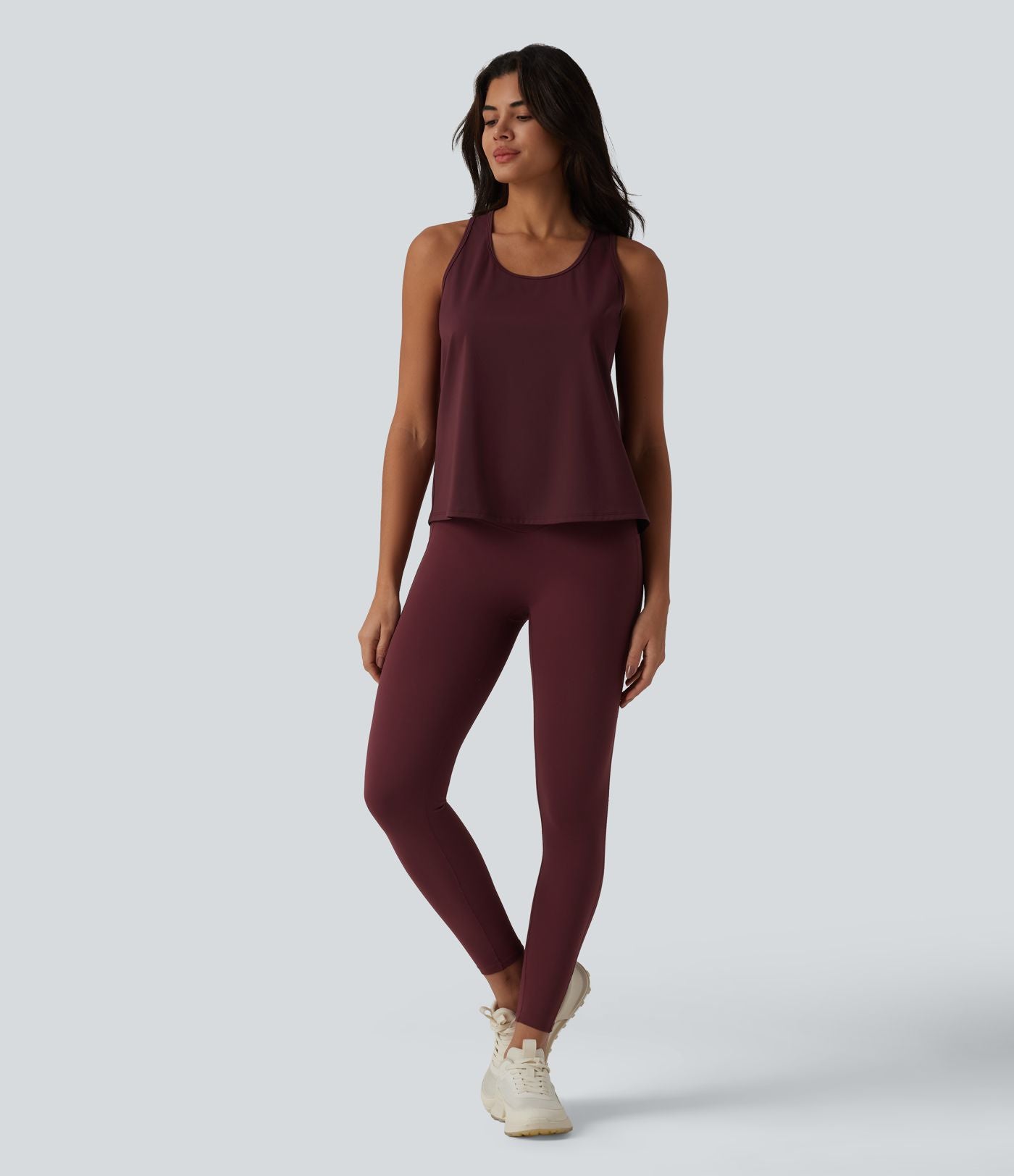 Débardeur de sport dos nageur SoftlyZero™ Airy avec dentelle contrastante effet frais InstantCool, protection solaire UPF50+