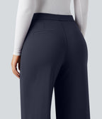 Pantalon de travail thermique doux taille haute à coupe droite avec poches SoftlyZero™