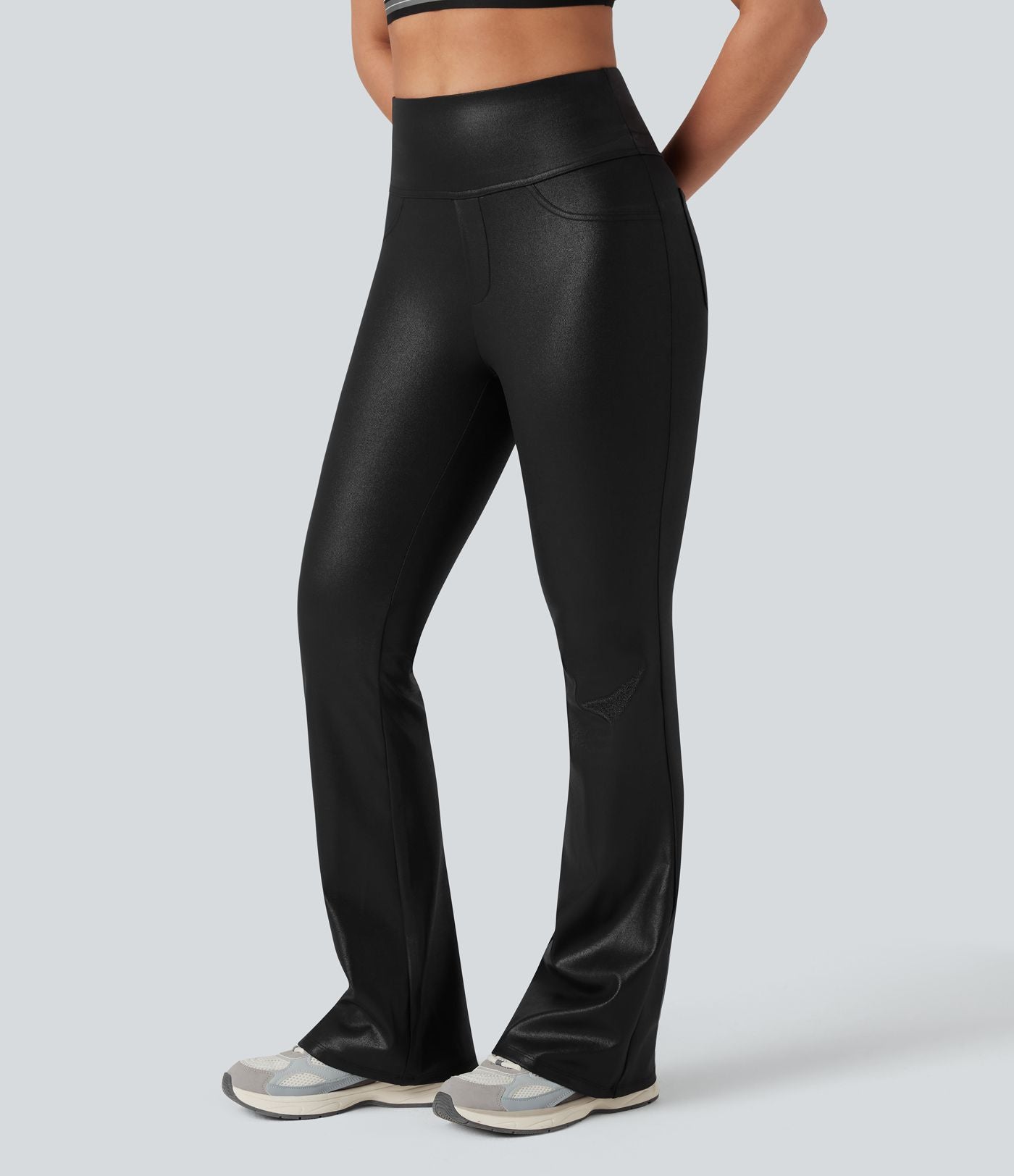 Legging 7/8 de yoga gainant taille haute toucher frais et séchage rapide avec poches - UPF50+ Halara UltraSculpt™