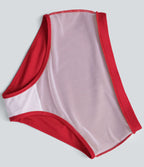 Bas de maillot de bain bikini taille haute gainant avec brillance