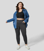 Legging de travail taille haute en denim Halara Flex™ avec poches, 7/8, grande taille
