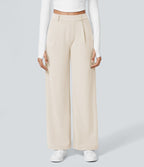 Pantalon tailleur Halara Flex™ DayStretch coupe droite taille haute avec poches