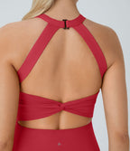 Robe de sport dos nu torsadée A-C