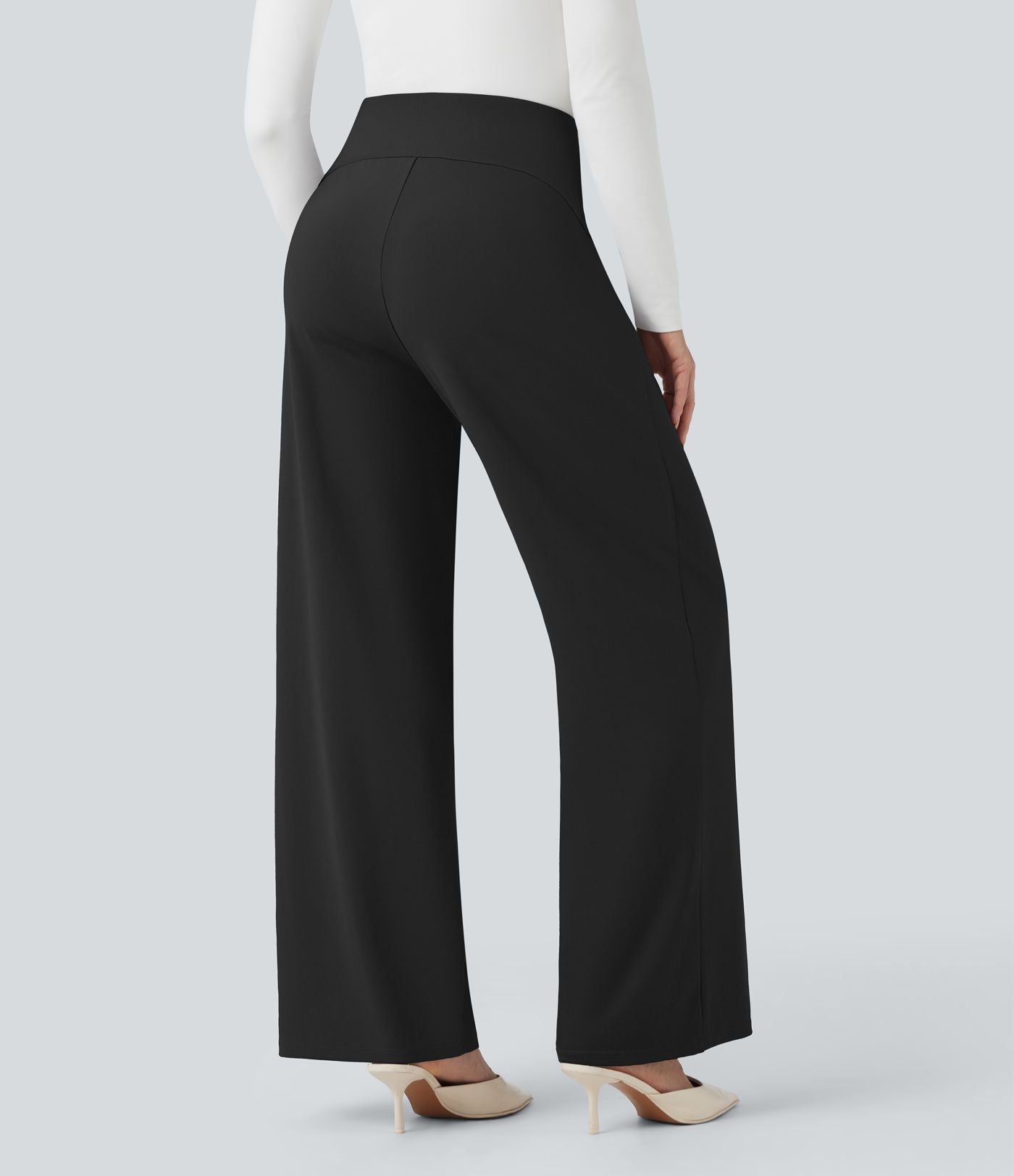 Pantalon de travail coupe droite taille haute Halara Flex™ DayStretch avec poches