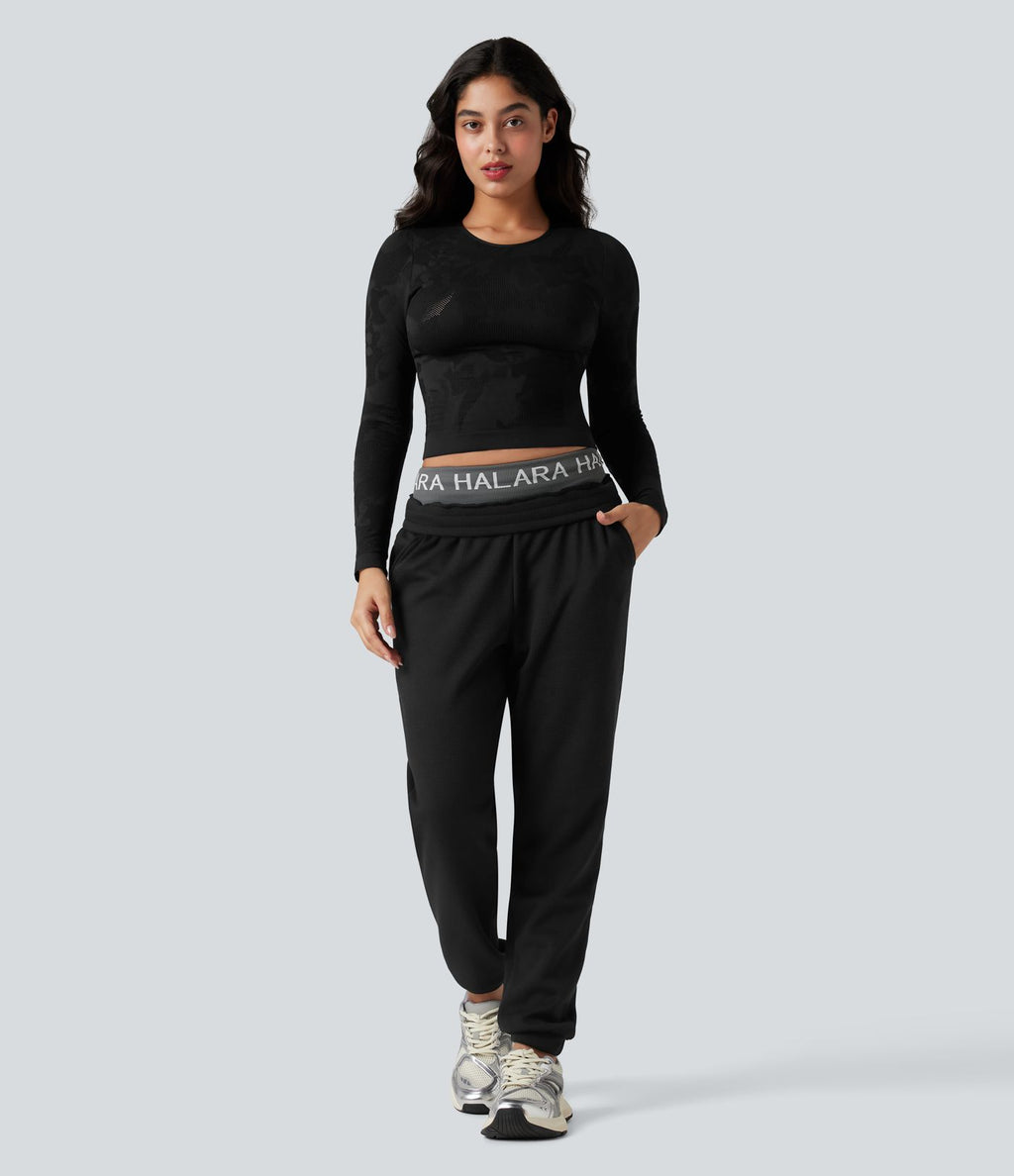 Haut de sport à manches longues sans couture OneForm Seamless Flow