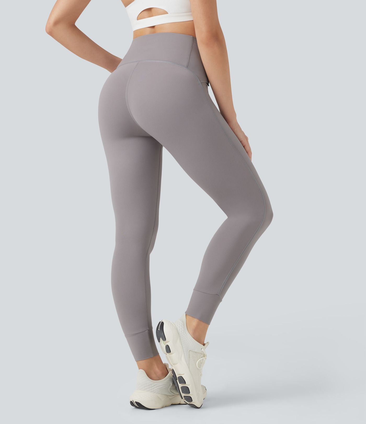 Legging de randonnée gainant taille haute réfléchissant avec poches - UPF50+ SoftlyZero™