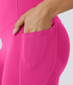 Legging d'entraînement gainant galbant taille haute avec poches Halara UltraSculpt™