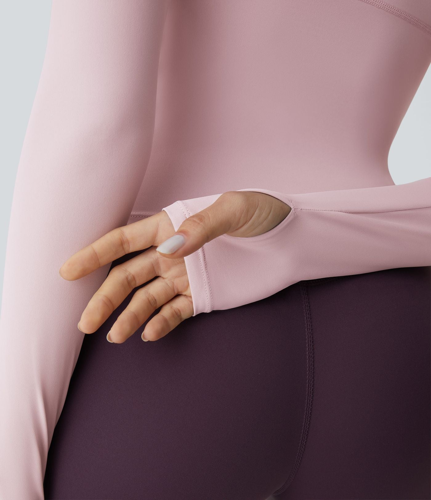 Top Sport Yoga Uni Trous pour les Pouce