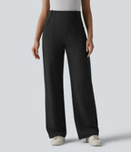 Halara Flex™ Pantalon tailleur droit taille haute avec poches