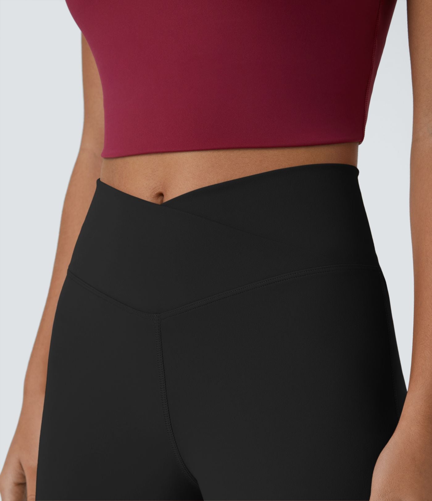 Pantalon yoga large croisé taille haute DayStretch avec poches