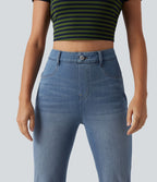 Legging denim bootcut Halara Flex™ gainant effet push-up taille haute avec poches