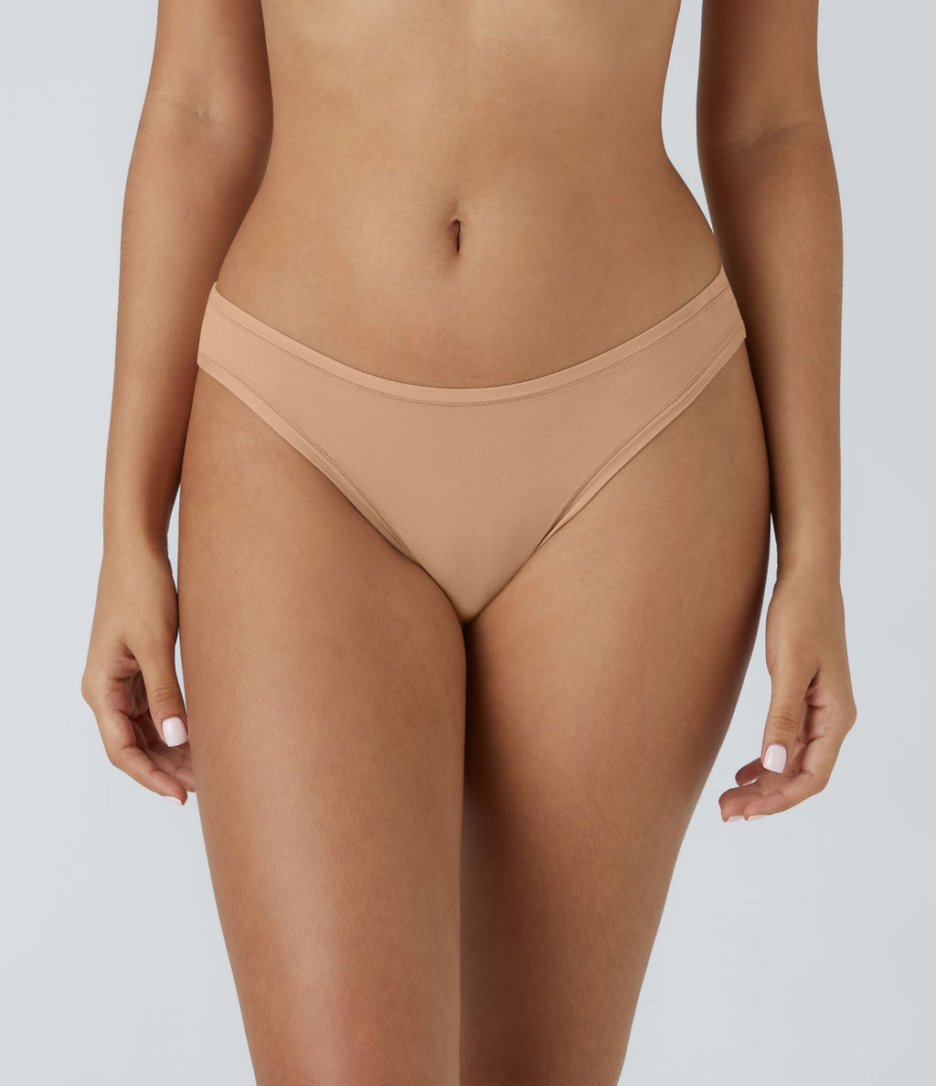 String uni taille basse, très extensible et doux pour la peau