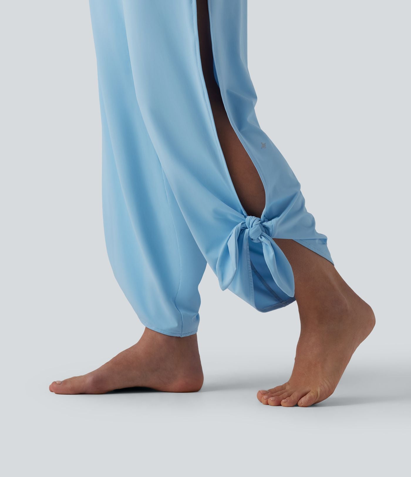 Jogging de yoga taille haute effet frais InstantCool liens sur les côtés avec poches, protection solaire UPF50+