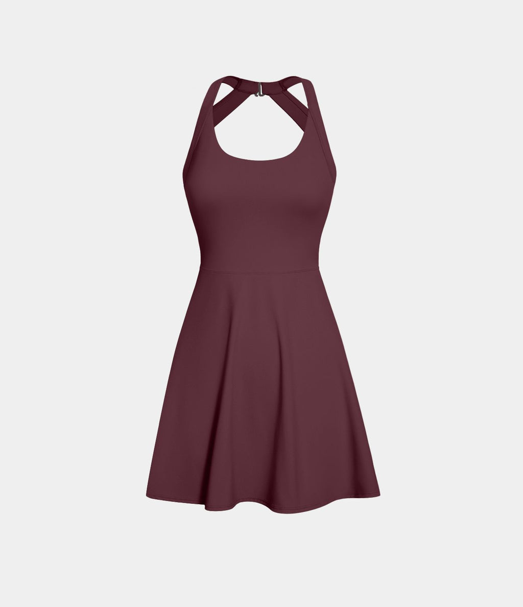 Softlyzero™ Airy Robe Sport Torsadée Dos Nu Édition Easy Peasy