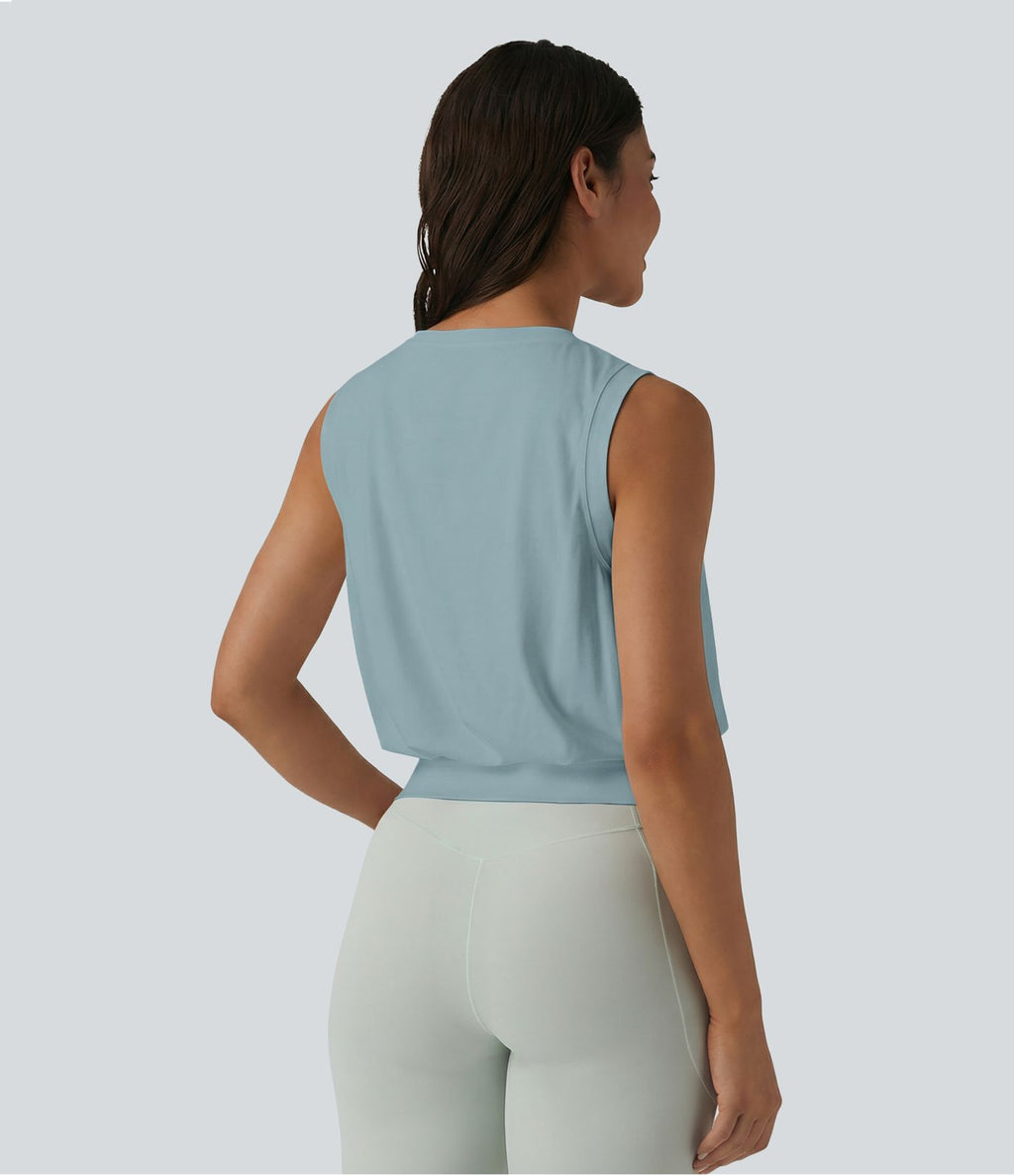 Débardeur de sport col rond
