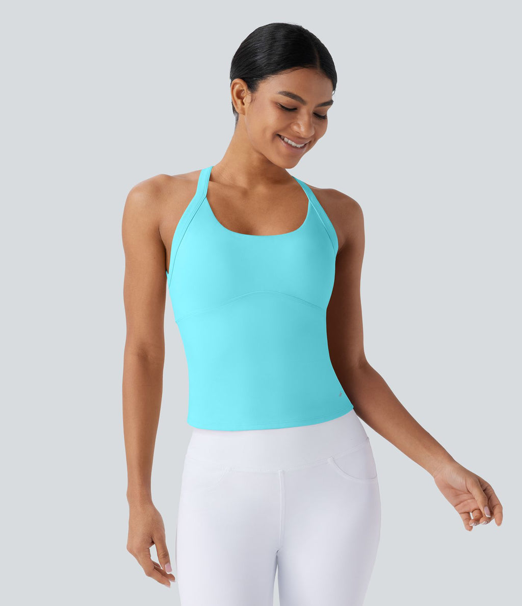 Débardeur yoga SoftlyZero™ Plush à découpes A-D