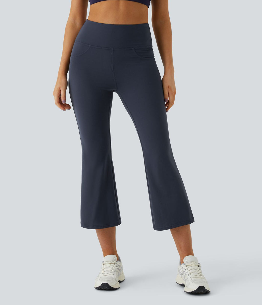 Legging yoga capri évasé taille haute DayStretch avec poches