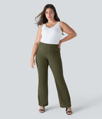 Pantalon tailleur taille haute grande taille Halara Flex™ avec poches