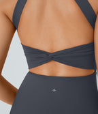 Robe de sport dos nu torsadée A-C