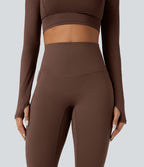 Legging running polaire thermique gainant croisé dos taille haute Halara UltraSculpt™ Heat avec poches